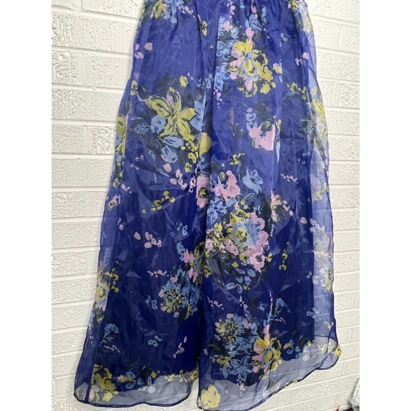 Modcloth dress array of invitations maxi tie waist size xs - Picture 7 of 11